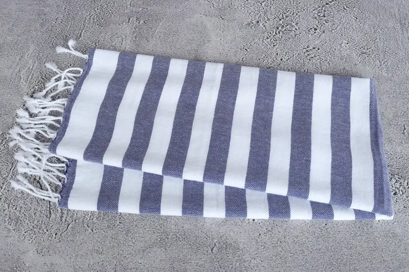 Summer Towel, 44x20 Cotton Striped Towel, Grandma Gift, Guest Towel, Personalized Dish Towel, Personalized Kitchen Towel, Monogram Kitchen Towel - 6