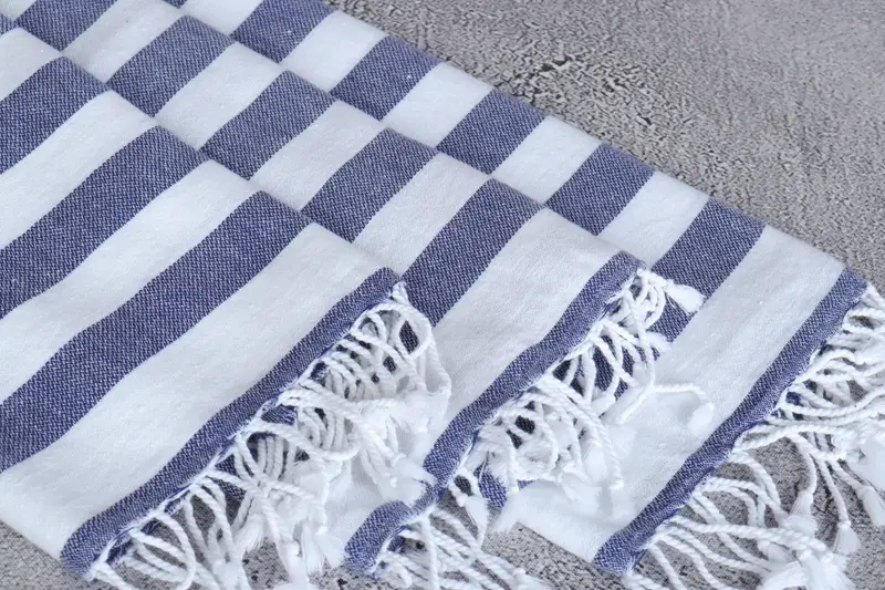 Summer Towel, 44x20 Cotton Striped Towel, Grandma Gift, Guest Towel, Personalized Dish Towel, Personalized Kitchen Towel, Monogram Kitchen Towel - 5