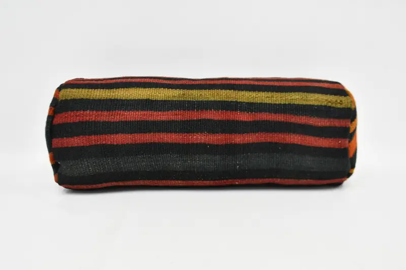 El Yapımı Yün Kilim Yastık, Bohem İşlemeli Kırlent