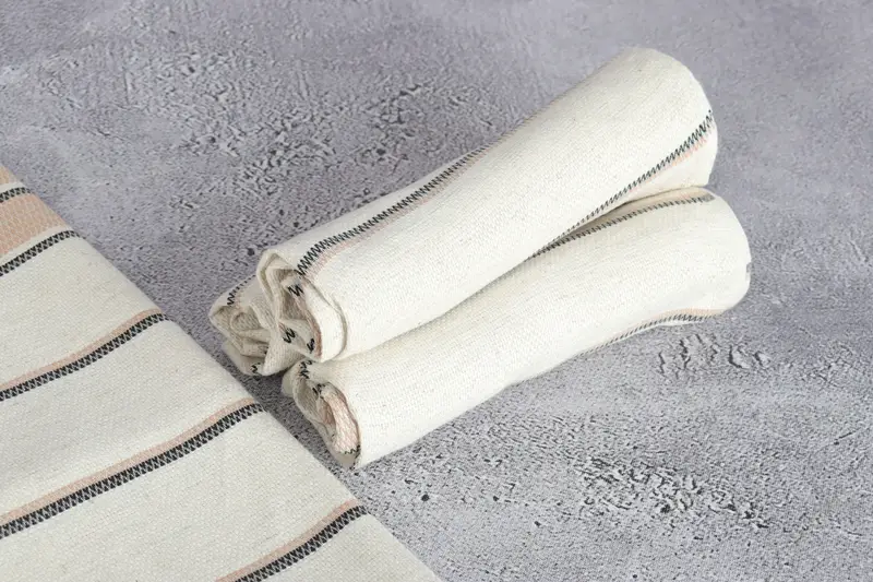 Bridal Shower Favors, Turkish Tea Towel, 40x20 Linen Striped Towel, Monogrammed Hand Towel, Gym Towel, Family Gift, Gift For Her, Personalized Gift - 8