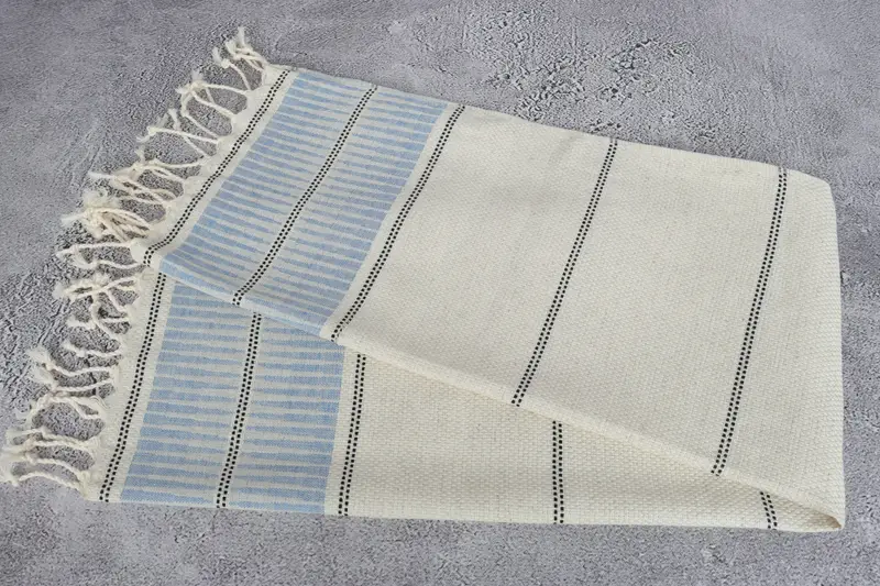 40x20 Linen Striped Towel, Bride Gift, Kitchen Towel, Monogram Towels, Personalized Hand Towel, Bridal Shower Favors, Monogram Kitchen Towel - 6
