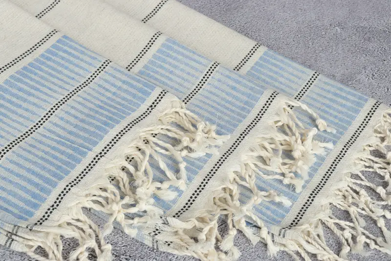40x20 Linen Striped Towel, Bride Gift, Kitchen Towel, Monogram Towels, Personalized Hand Towel, Bridal Shower Favors, Monogram Kitchen Towel - 5