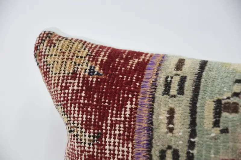 12x24 Inches Rectangle Throw Pillow, Handmade Geometric Pillow - 2