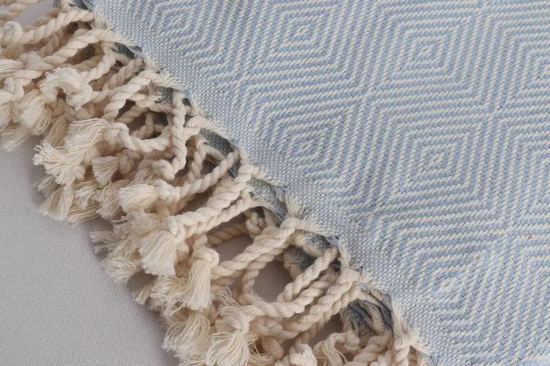 Bridesmaid Gift Towel, Xmas Gifts, Personalized Towel, Gym Towel, Turkish Bath Towel USA, Peshtemal Towel, Guest Towel, 74x40 Cotton Diamond Towel - 7