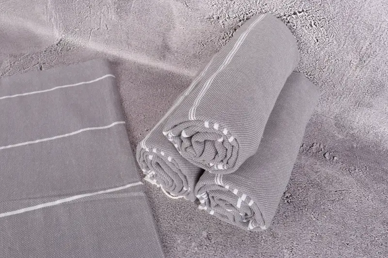 Luxury towel, Gift Boxes Towel, Bridesmaid Towel, Organic Towel, 70x40 Cotton Striped Towel, Custom Beach Towel, Turkish hand towel, Spa Gift Towel - 8