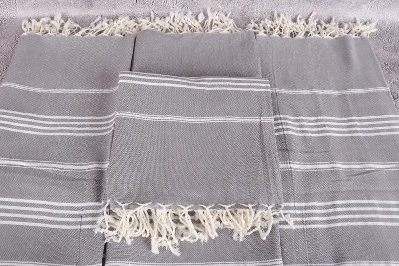 Luxury towel, Gift Boxes Towel, Bridesmaid Towel, Organic Towel, 70x40 Cotton Striped Towel, Custom Beach Towel, Turkish hand towel, Spa Gift Towel - 4