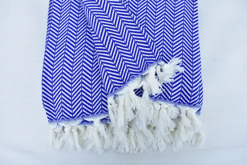 Organic Throw, Boho Throw Blankets, Housewarming Gift, Wedding Gift Customized Blanket, 92x76 Cotton Chevron Towel, Woven Blanket, Gift For Her - 6