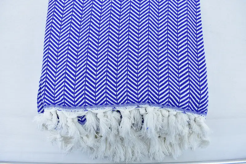 Organic Throw, Boho Throw Blankets, Housewarming Gift, Wedding Gift Customized Blanket, 92x76 Cotton Chevron Towel, Woven Blanket, Gift For Her - 5