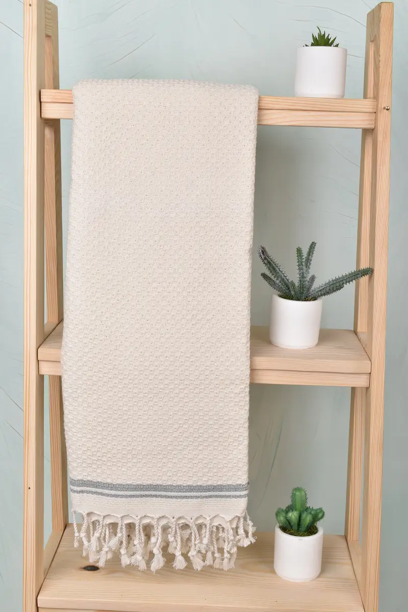 Hochzeitsgeschenk, Bridemaids Beach Handtuch, personalisiertes türkisches Handtuch, Brautjungferngeschenke personalisiert, 68x36 Baumwollstreife Handtuch, Wohnkulturgeschenke - 8