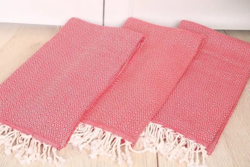 Mother Of The Groom Gift, Bridesmaid Gifts, Sand-resistant towel, Organic cotton Turkish peshtemal towel, Beach towel, 70x40 Cotton Diamond Towel - 6