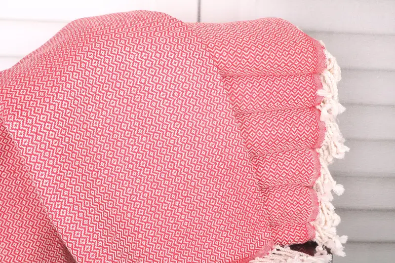 Mother Of The Groom Gift, Bridesmaid Gifts, Sand-resistant towel, Organic cotton Turkish peshtemal towel, Beach towel, 70x40 Cotton Diamond Towel - 1