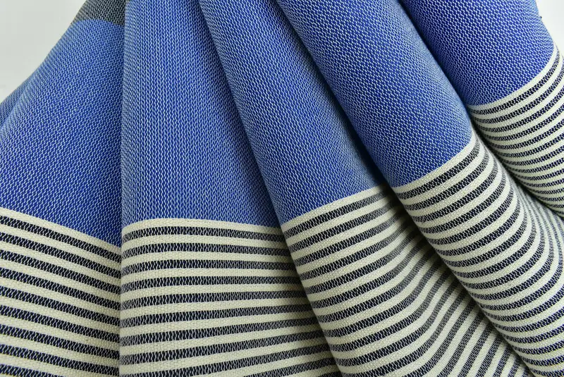 Pamuklu havlu, monogram havlu, 68x40 pamuklu çizgili havlu, tatil havlu, hediye kutuları havlu, plaj düğün iyiliği, onun için hediye, Türk havlu plajı - 5