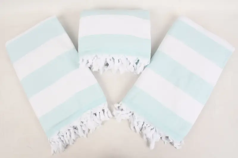 Summer Gift, Quick-dry towel, Cotton towel, Best Wedding Gift, Oversized Beach Towel, 64x36 Cotton Striped Terry Towel, Boyfriend Christmas Gift - 8