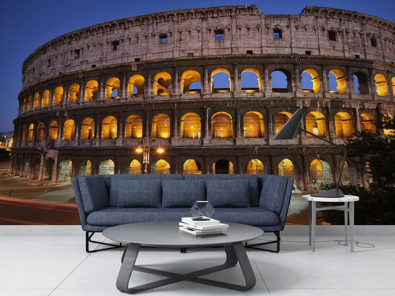 Rome Wall Mural, Modern Wall Paper, Colosseum Wall Decor, 3d Wall Paper, , Cityscape Mural, Custom Wall Paper, View Wall Poster, - 7