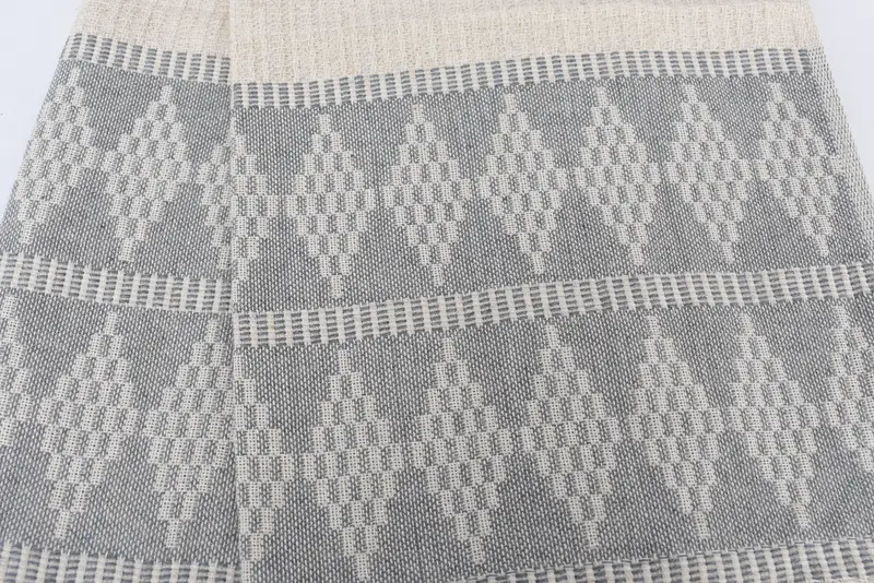 Decorative Towel, Monogrammed Hand Towel, 40x20 Linen Kilim Design Towel, Gift For The Home, Personalized Kitchen Towel, Wedding Favors, Family Gift - 4