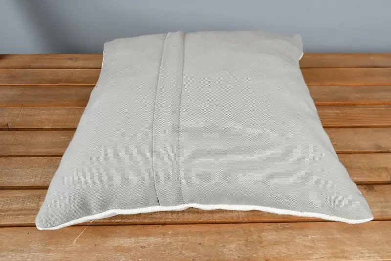 Home Decor Pillow, 16x16 White Pillow Cover, Pillow Case, Chair Pillow, Kilim Pillow, Nomadic Cushion Cover, Handmade Kilim Cushion - 5