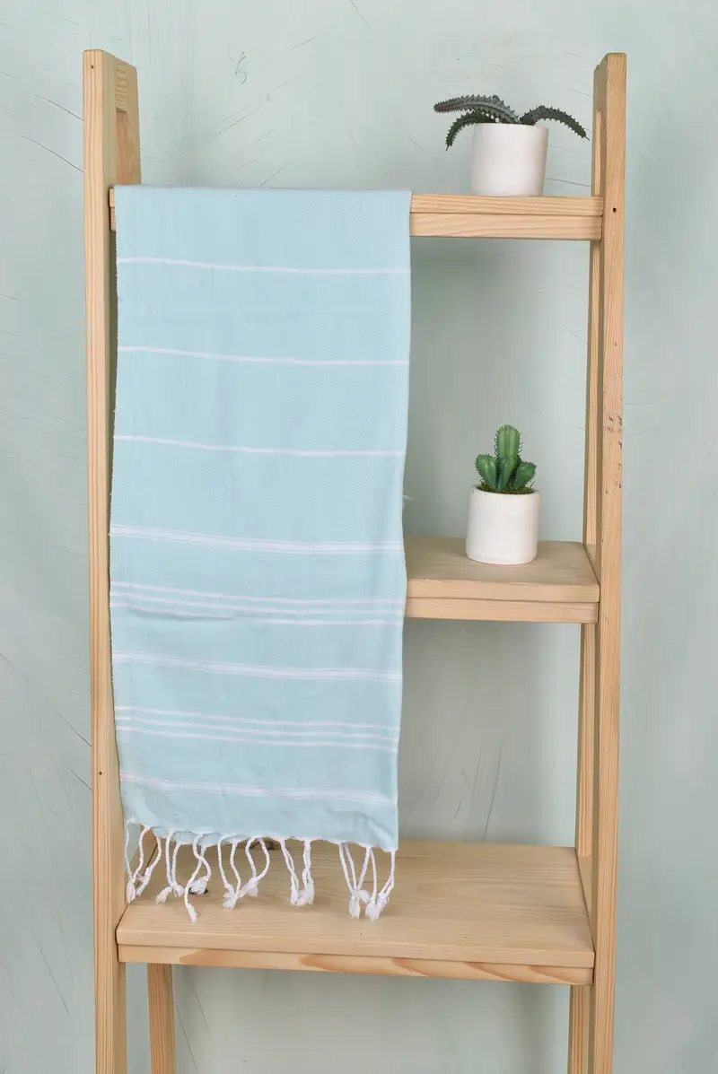 40x24 Cotton Striped Towel, Personalized Turkish Towel, Bridesmaid Gifts, Best Friend Wedding Gift, Turkish Tea Towel, Monogrammed Hand Towel - 8