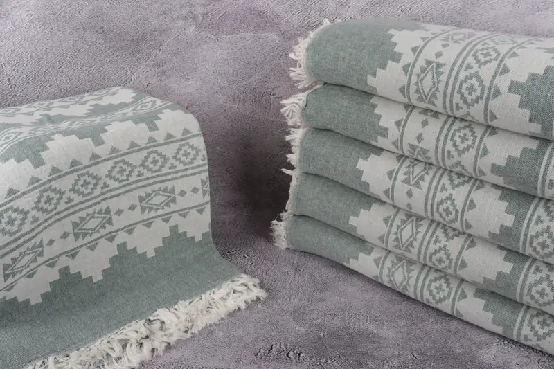 Bachelorette Gifts, Throw Blankets, Personalized Blanket, 92x80 Cotton Kilim Towel, Monogram Beach Blanket, Bachelorette Large Towel, Woven Blanket - 3