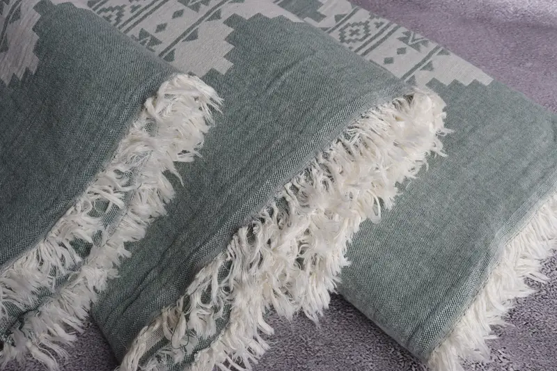 Bachelorette Gifts, Throw Blankets, Personalized Blanket, 92x80 Cotton Kilim Towel, Monogram Beach Blanket, Bachelorette Large Towel, Woven Blanket - 5