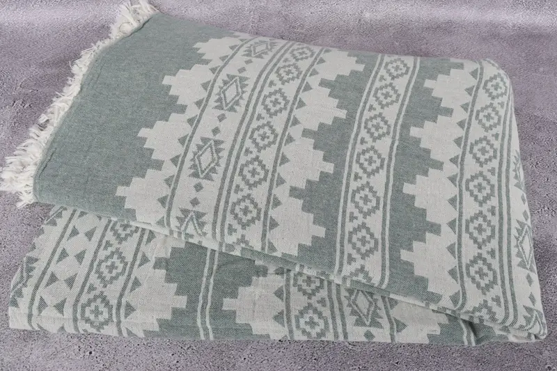 Bachelorette Gifts, Throw Blankets, Personalized Blanket, 92x80 Cotton Kilim Towel, Monogram Beach Blanket, Bachelorette Large Towel, Woven Blanket - 6