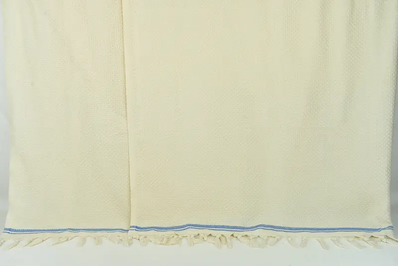 Turkish Blanket, Aesthetic Blanket, 94x92 Cotton Striped Towel, Valentine Day Gift For Her, Bedspread, Bridesmaid Proposal Gift, Monogram Blanket - 7