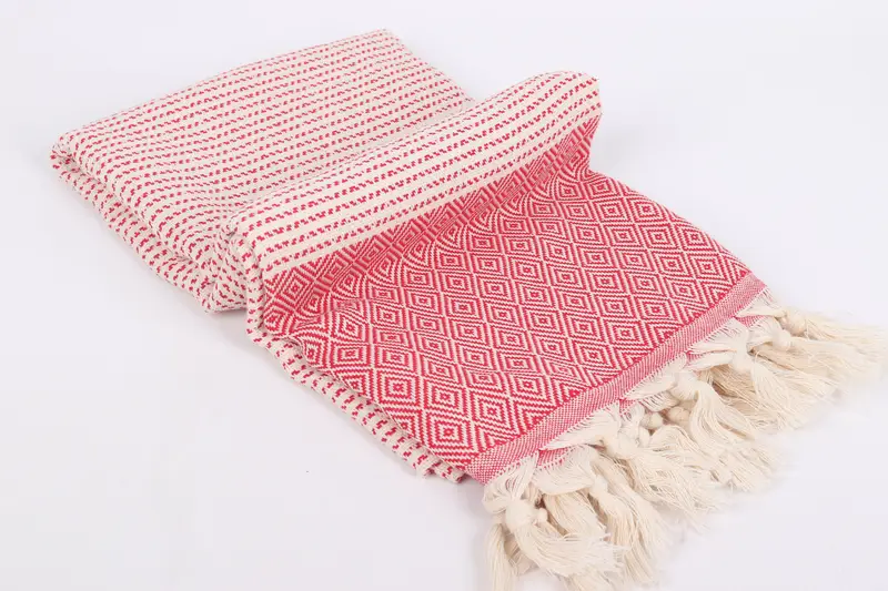 Monogram Turkish Towel, Organic Turkish towel, Beach Towel Personalized, Wedding Shower Gift, Bridal Shower Gift, 70x36 Cotton Diamond Towel - 6