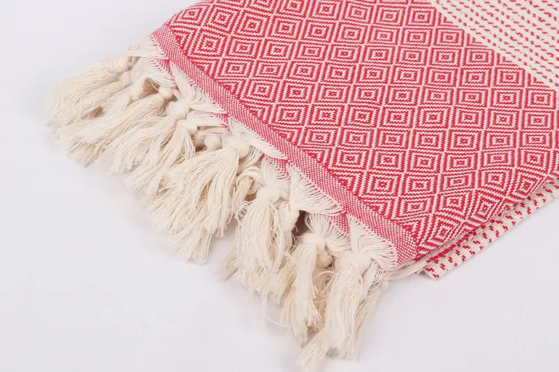 Monogram Turkish Towel, Organic Turkish towel, Beach Towel Personalized, Wedding Shower Gift, Bridal Shower Gift, 70x36 Cotton Diamond Towel - 7