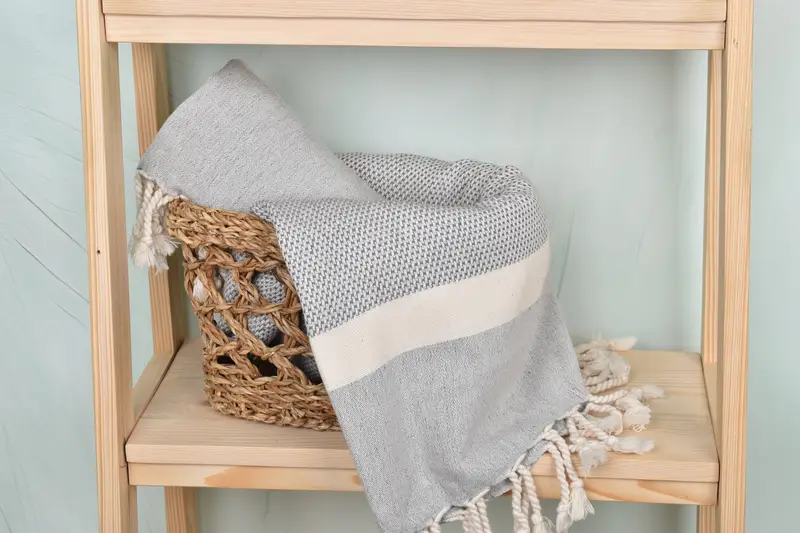 Valentines Day Gift For Her, Yoga Towel, Sand-free towel, Handmade Gift, Personalized Beach Towel, Gift Boxes Towel, 70x36 Cotton Striped Towel - 4