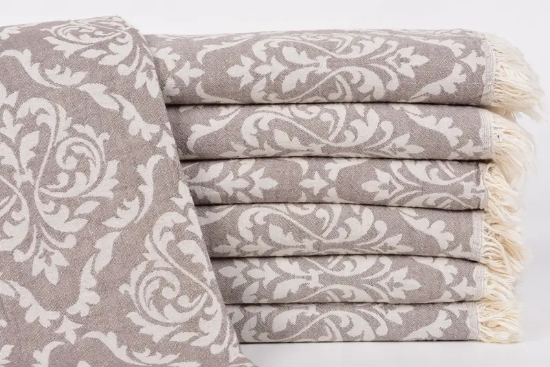 Custom Wedding Gift, Gift Towel, 68x36 Cotton Baroque Towel, Eco-Friendly Turkish Towel, Spa Towel, Organic Turkish towel, Bachelorette Party Gift - 2