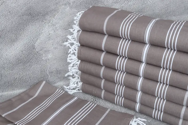Wedding Day Gift For Bride, Turkish Towel Beach, Wedding Gift, Beach Size Towel, Personalized Towel, 70x40 Cotton Striped Towel, Luxury Beach Towel - 2