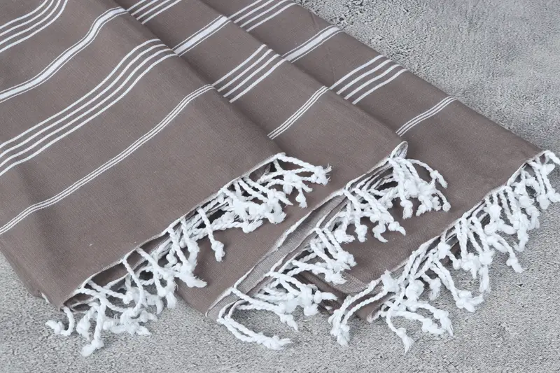 Wedding Day Gift For Bride, Turkish Towel Beach, Wedding Gift, Beach Size Towel, Personalized Towel, 70x40 Cotton Striped Towel, Luxury Beach Towel - 5