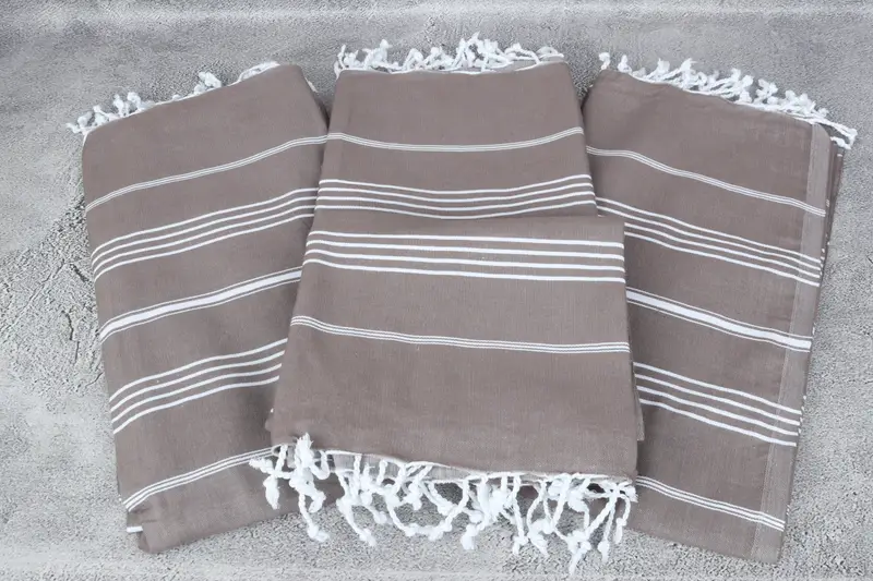 Wedding Day Gift For Bride, Turkish Towel Beach, Wedding Gift, Beach Size Towel, Personalized Towel, 70x40 Cotton Striped Towel, Luxury Beach Towel - 4