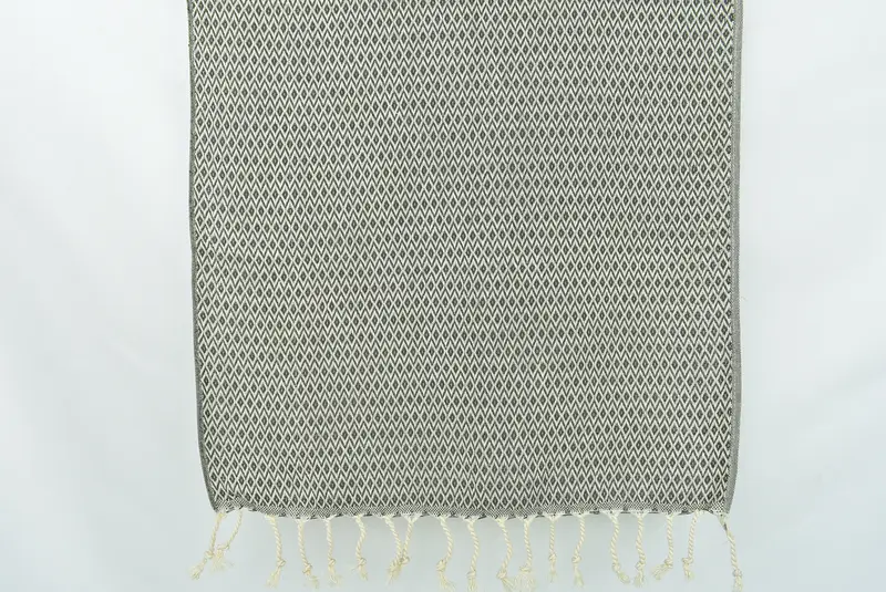 Monogram mutfak havlu, 40x20 pamuklu elmas havlu, konuk havlu, el yapımı hediye, nakış havluları, kişiselleştirilmiş hediyeler, kişiselleştirilmiş mutfak havlu - 8
