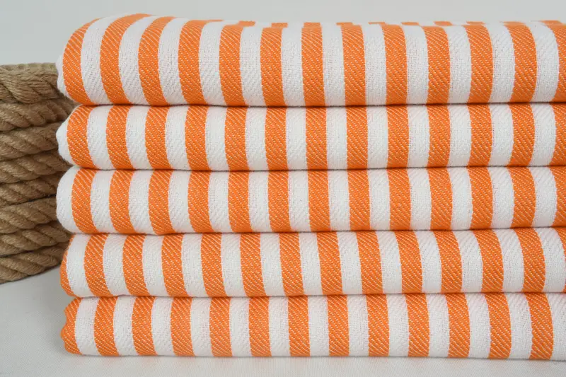 Valentines Gift, Bath towel, Lightweight Turkish towel for beach, 70x40 Cotton Striped Towel, Bachelorette Party Favors, Personalized Towel - 2