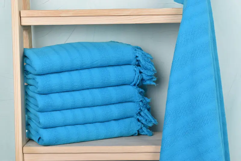 68x36 Cotton Stonewashed Striped Towel, Beach towel, Best Wedding Gift, Valentines Day Gift Idea, Personalized Gift, Decorative Towel, Organic towel - 2
