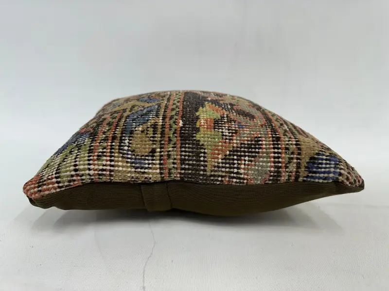 Personalized Gift Pillow Cushion Case, Gift Pillow, Pillow Sham, Office Chair Cushion, 12x12 Blue Pillow Sham, Kilim Cushion Sham, Pillow for Sofa - 5