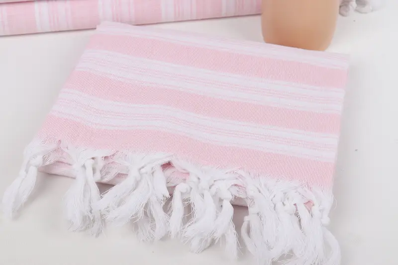 Gift For Wedding Day, Custom Towel, 70x40 Cotton Striped Towel, Merry Christmas Gifts, Lightweight towel, Yoga Towel, Lightweight Turkish towel - 9