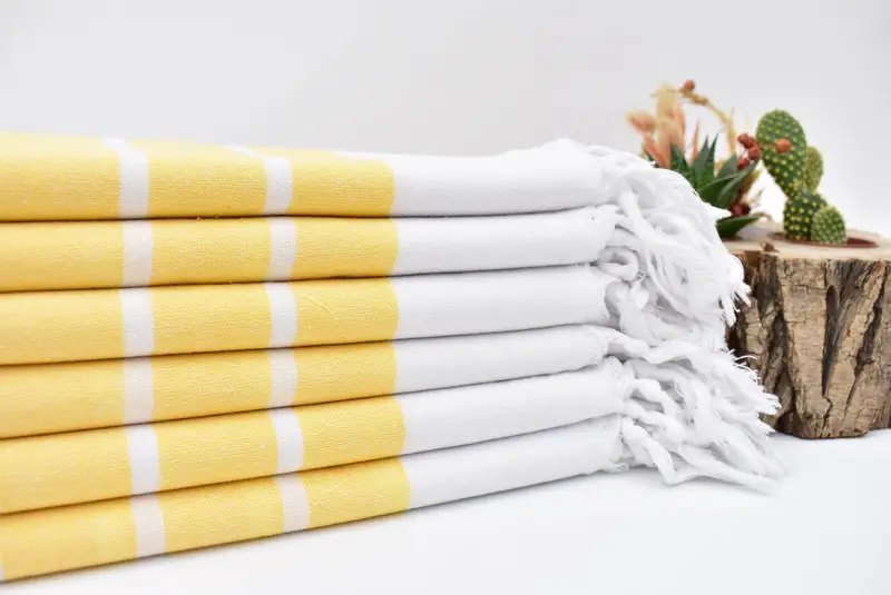 Bachelor Gifts, Monogram Kitchen Towel, Guest Towel, Kitchen Towel, Embroidery Towel, 40x20 Cotton Striped Towel, Wedding Gift, Bridesmaid Towel - 2
