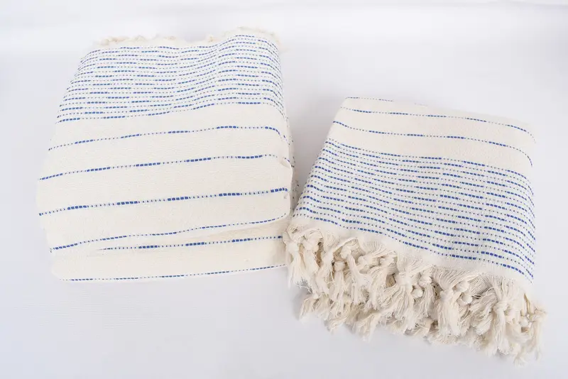 Throw Decke Couch, Hochzeitsgeschenk Customized Decke, 98x92 Baumwollgestreifte Designtuch, personalisierte Geschenke, Geschenk für Mutter, Brautjungferngeschenke - 7