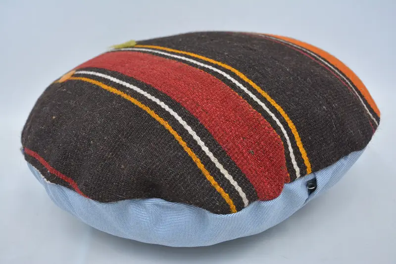 Outdoor Throw Cushion Case, Pillow for Couch, 20x20 Brown Pillow, Luxury Pillow Cover, Ethnical Kilim Rug Pillow, Kilim Pillow Cover, Pillow Case - 6