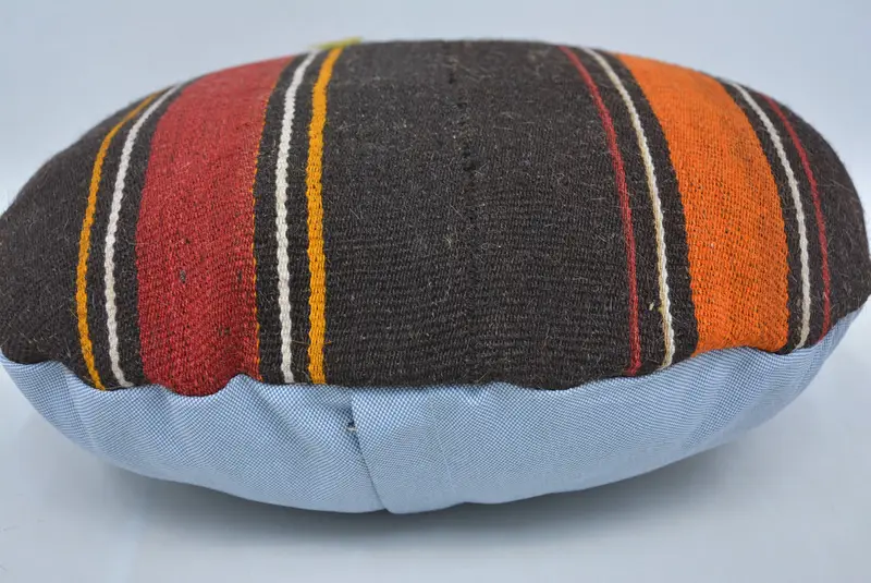 Outdoor Throw Cushion Case, Pillow for Couch, 20x20 Brown Pillow, Luxury Pillow Cover, Ethnical Kilim Rug Pillow, Kilim Pillow Cover, Pillow Case - 5