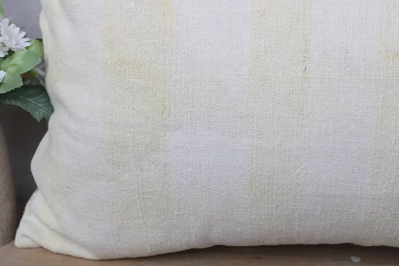 Decorative Throw Cushion Case, Cushion, Vintage Kilim Throw Pillow, Throw Kilim Pillow, Accent Pillow Sham, 16x24 Beige Pillow Case, Pillow for Sofa - 3
