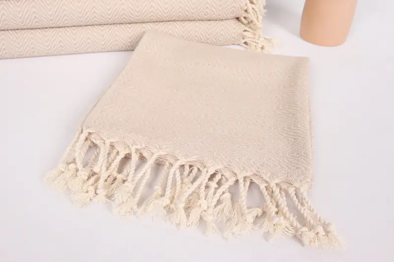 Bathroom Towel, Monogrammed Hand Towel, 36x18 Cotton Zigzag Diamond Towel, Best Friend Wedding Gift, Turkish Towel Hand Towel, Turkish Hand Towel - 5