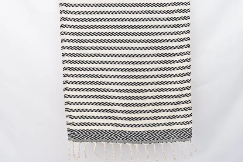 Personalized Kitchen Towel, Mother Of The Groom Gift, 40x18 Cotton Chevron Towel, Wedding Gift, Wedding Gift Kitchen Towel, Monogrammed Hand Towel - 8