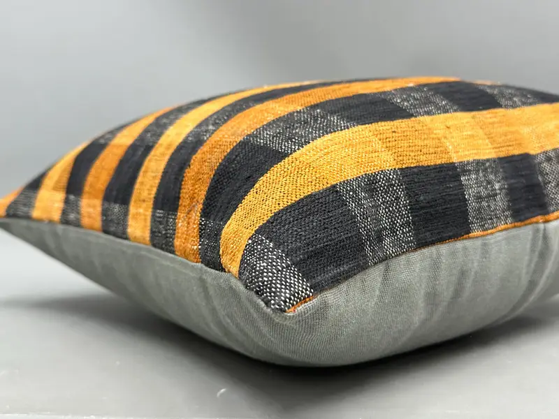 20x20 Brown Pillow Cover, Vintage Throw Pillow Case, Cushion, Vintage Kilim Throw Pillow, Antique Pillows, Boho Pillow, Wholesale Pillow - 6