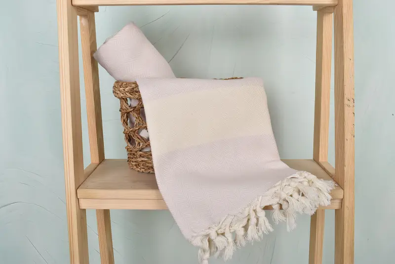 Monogram Towels, Custom Bath Towel, Custom Towel, Gift For Him, Custom Beach Towels, 70x40 Cotton Herringbone Towel, Bridesmaid Gift, Bride Gift - 4