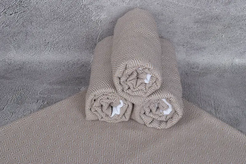 Turkish Towel Bulk, Personalized Wedding Gift, Unique Gift, Custom Name Towel, 70x40 Cotton Diamond Towel, Peshtemal Towel, Organic Turkish towel - 7
