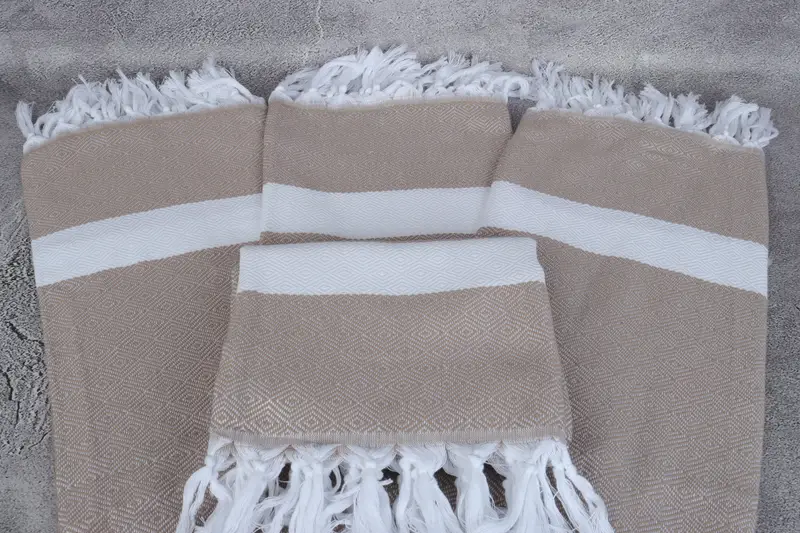 Turkish Towel Bulk, Personalized Wedding Gift, Unique Gift, Custom Name Towel, 70x40 Cotton Diamond Towel, Peshtemal Towel, Organic Turkish towel - 4