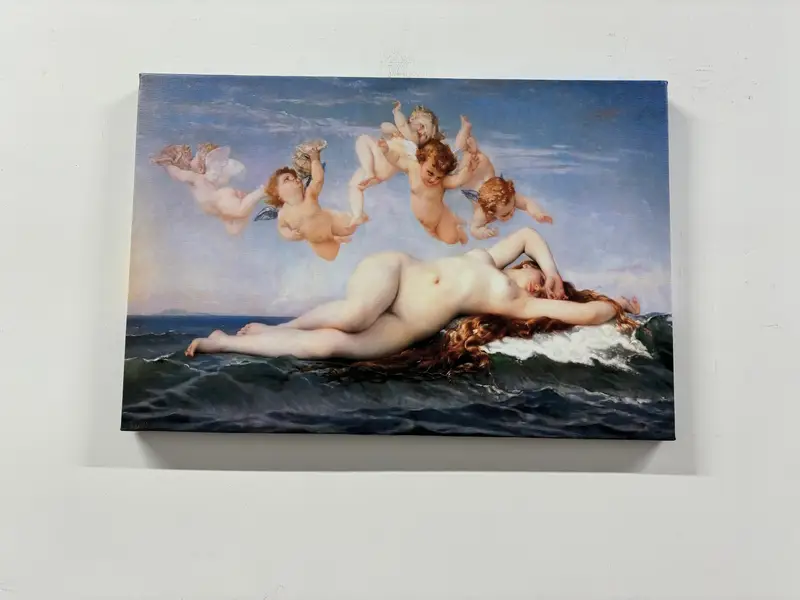 魅惑的なキャンバス: 天使の抱擁 by Alexandre Cabanel