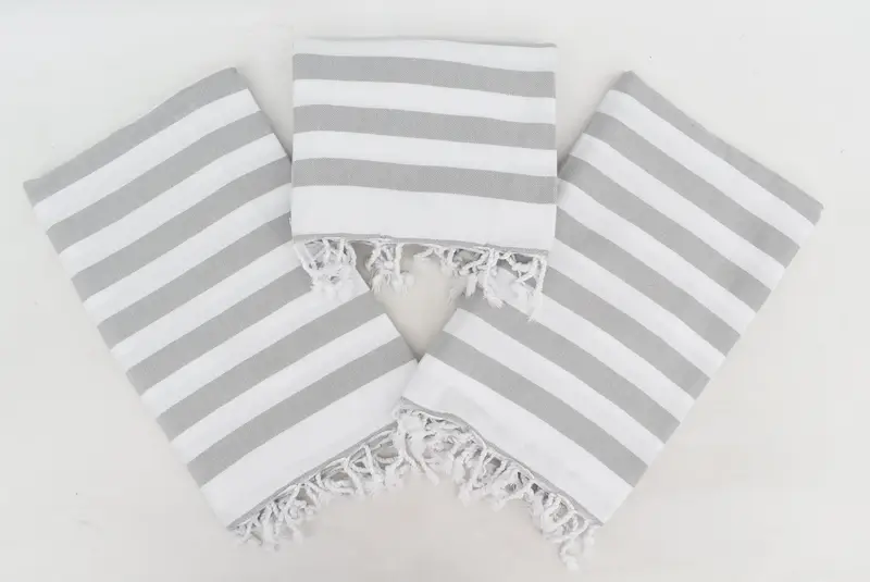 Bridal Shower Favors, Wedding For Favor, Wedding Gifts Towel, Unique Wedding Gift, Best Friend Gift, 68x36 Cotton Striped Towel, Gym Towel - 4